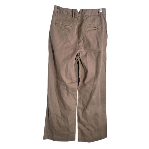 Outerknown Summerland Trouser Women's 27 Chestnut Brown Wide Leg Pants Career - Picture 2 of 13
